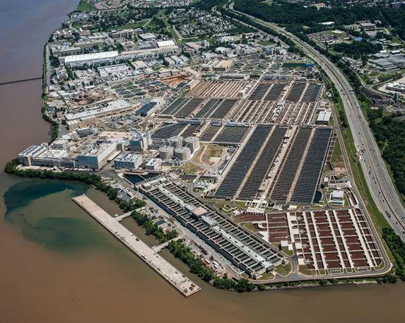 Blue Plains Advanced Wastewater Treatment Plant, Washington, D.C., circa 2016